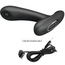 PRETTY LOVE - REMINGTON MASSAGGIATORE VIBRANTE ANALE E VAGINALE NERO