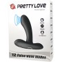 PRETTY LOVE - REMINGTON ANAL AND VAGINAL VIBRATING MASSAGER BLACK