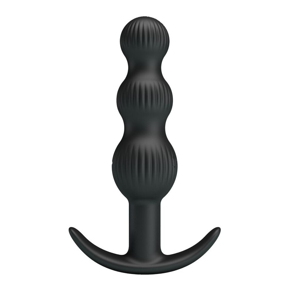 PPRETTY LOVE - SIDNEY ANAL VIBRATOR 10 VIBRATIONS BLACK
