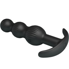 PPRETTY LOVE - VIBRADOR ANAL SIDNEY 10 VIBRAÇÕES PRETO