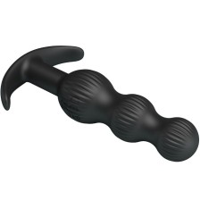 PPRETTY LOVE - VIBRADOR ANAL SIDNEY 10 VIBRAÇÕES PRETO