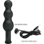 PPRETTY LOVE - VIBRADOR ANAL SIDNEY 10 VIBRAÇÕES PRETO