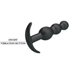 PPRETTY LOVE - SIDNEY ANAL VIBRATOR 10 VIBRATIONS BLACK