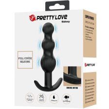 PPRETTY LOVE - SIDNEY ANAL VIBRATOR 10 VIBRATIONS BLACK