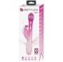 PRETTY LOVE - DEJON 3 IN 1 MULTIFUNKTIONS-RABBIT-VIBRATOR ROSA
