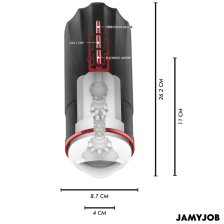 JAMYJOB - MASTURBATEUR BUCCAL AUTOMATIQUE MEGABITE 5 MODES D'ASPIRATION ET DE VIBRATION