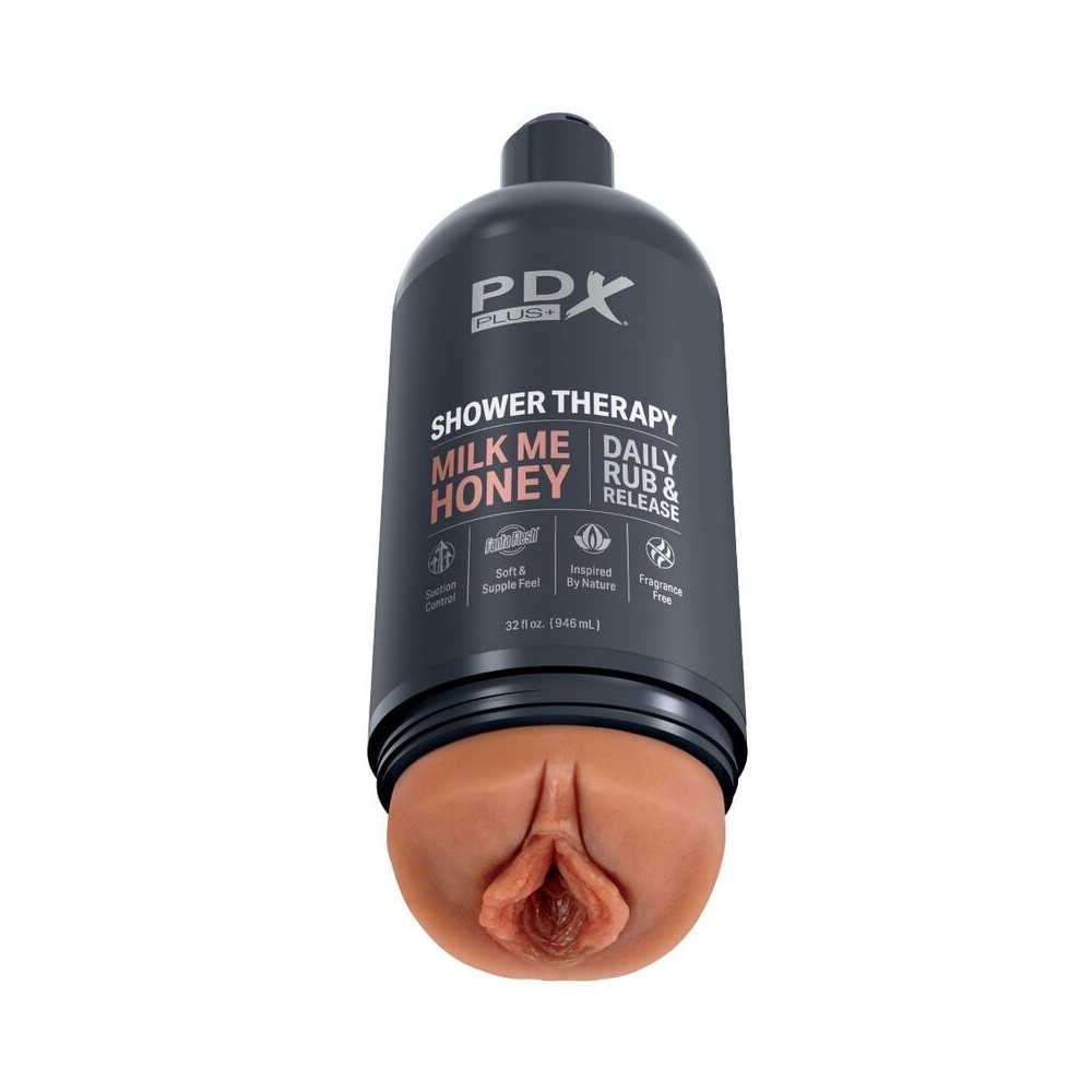 PDX PLUS - MASTURBATEUR STROKER CONCEPTION DE BOUTEILLE DISCRÈTE MILK ME HONEY CANDY SHAMPOOING