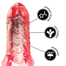 EPIC - HELIOS DILDO COM TESTÍCULOS CALOR E ÊXTASE