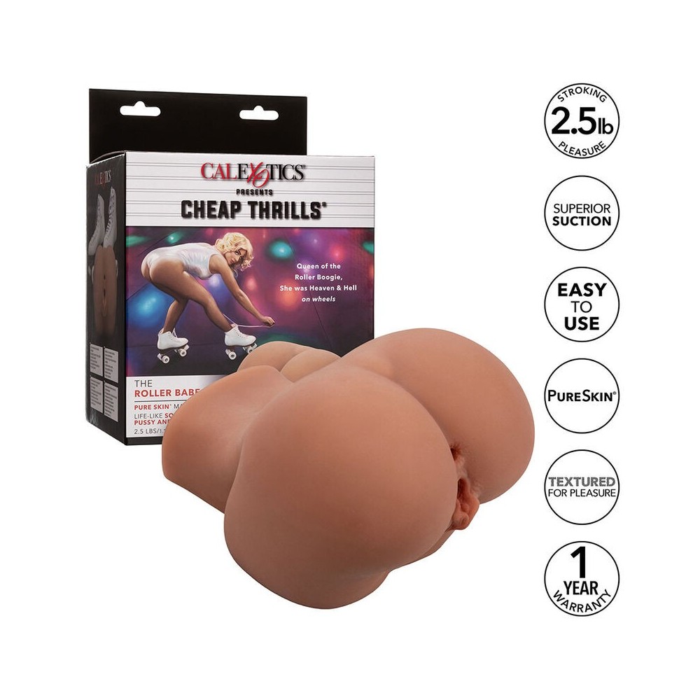 CALEXOTICS - THE ROLLER BABE DOPPELT REALISTISCHER MASTURBATOR, FLEISCH