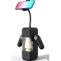 GAME CUP - MASTURBATORE A VIBRAZIONE SPINTA CON FUNZIONE RISCALDAMENTO E SUPPORTO MOBILE - NERO