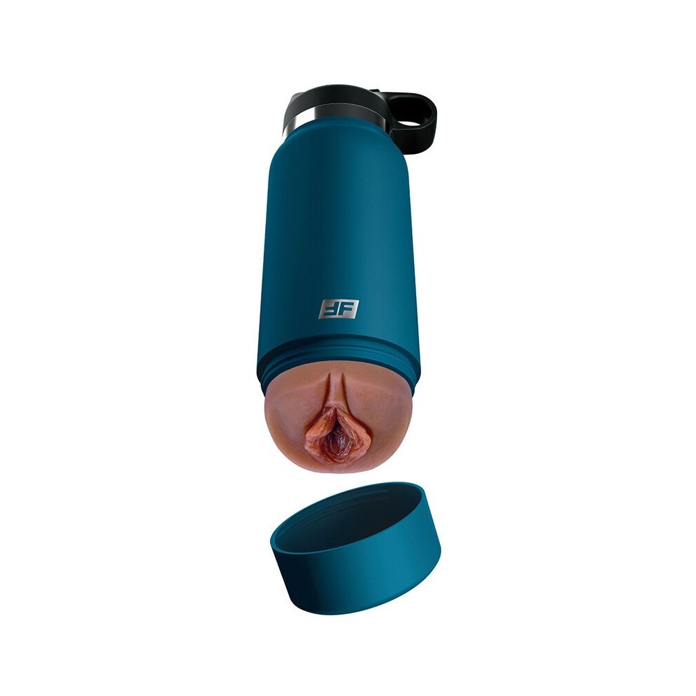 PDX PLUS - FUCK FLASK VAGINE DISCRET STROKER MODELLO MARRONE 1