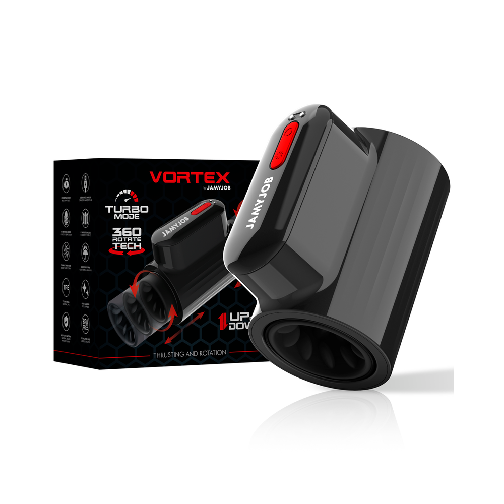JAMYJOB - MASTURBATEUR VORTEX ET ROTATION TECH TURBO MODE