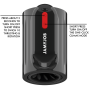 JAMYJOB - VORTEX-STOß- UND 360-DREHBARER TECH-TURBO-MODUS-MASTURBATOR
