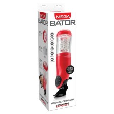 EXTREME TOYZ - PDX MEGA BATOR USB MASTURBADOR MASCULINO BOCA VERMELHO