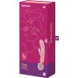 SATISFYER - MASSAGGIATORE VIBRATORE CONIGLIO TRIPLE LOVER ROSA