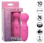 CALEXOTICS - FIRST TIME MASSAGEADOR RECARREGÁVEL 10 VIBRAÇÕES ROSA