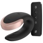 SATISFYER - DOUBLE LOVE LUXURY PARTNER VIBRATOR BLACK