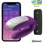 SATISFYER - VIBRATEUR PARTENAIRE DOUBLE FUN VIOLET