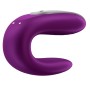 SATISFYER - VIBRADOR DOUBLE FUN PARTNER ROXO