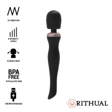 RITHUAL - POWERFUL RECHARGEABLE AKASHA WAND 2.0 BLACK