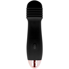 DOLCE VITA - RECHARGEABLE VIBRATOR THREE BLACK 7 SPEEDS