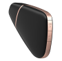 SATISFYER - LOVE TRIANGLE AIR PULSE STIMULATOR & VIBRATOR BLACK