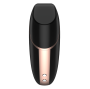 SATISFYER - LOVE TRIANGLE AIR PULSE STIMULATOR & VIBRATOR BLACK