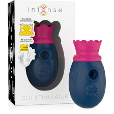 INTENSE - STIMULATEUR CLITORIS 10 MODES D'ASPIRATION ET DE LÉCHAGE - BLEU