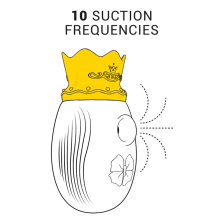 INTENSE - STIMULATEUR CLITORIS 10 MODES D'ASPIRATION ET DE LÉCHAGE - BLEU