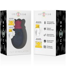 INTENSE - STIMULATEUR CLITORIS 10 MODES D'ASPIRATION ET DE LÉCHAGE - BLEU