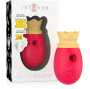 INTENSE - STIMULATEUR CLITORIS 10 MODES D'ASPIRATION ET DE LÉCHAGE - ROUGE