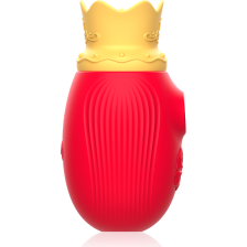 INTENSE - STIMULATEUR CLITORIS 10 MODES D'ASPIRATION ET DE LÉCHAGE - ROUGE