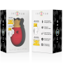 INTENSE - CLITORIS STIMULATOR 10 SUCTION AND LICKING MODES - RED