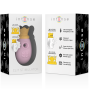 INTENSE - STIMOLATORE CLITORIDEO 10 MODALITÀ DI ASPIRAZIONE E LECCATURA - ROSA