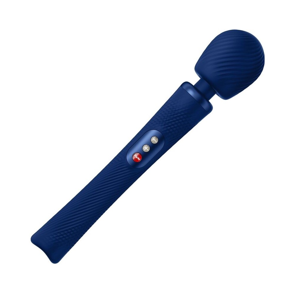 FUN FACTORY - VIM SILICONE RECARREGVEL VIBRANTE PESO RUMBLE WAND MIDNIGHT BLUE