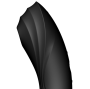 SATISFYER - CURVY TRINITY 4 AIR PULSE VIBRATOR BLACK