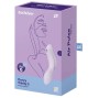 SATISFYER - CURVY TRINITY 2 AIR PULSE VIBRATOR LILA