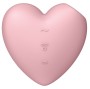 SATISFYER - CUTIE HEART ESTIMULADOR DE PULSO E VIBRADOR ROSA