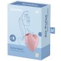 SATISFYER - CUTIE HEART AIR PULSE STIMULATOR & VIBRATOR PINK