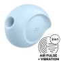 SATISFYER - SUGAR RUSH AIR PULSE STIMULATOR & VIBRATOR BLUE