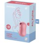 SATISFYER - COTTON CANDY AIR PULSE STIMULATOR & VIBRATOR PINK