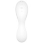 SATISFYER - CURVY TRINITY 5 ESTIMULADOR DE PULSO DE AR E APLICATIVO VIBRADOR BRANCO