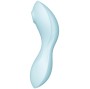 SATISFYER - CURVY TRINITY 5 ESTIMULADOR DE PULSO DE AR E APLICATIVO VIBRADOR AZUL