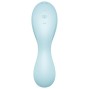 SATISFYER - CURVY TRINITY 5 ESTIMULADOR DE PULSO DE AR E APLICATIVO VIBRADOR AZUL