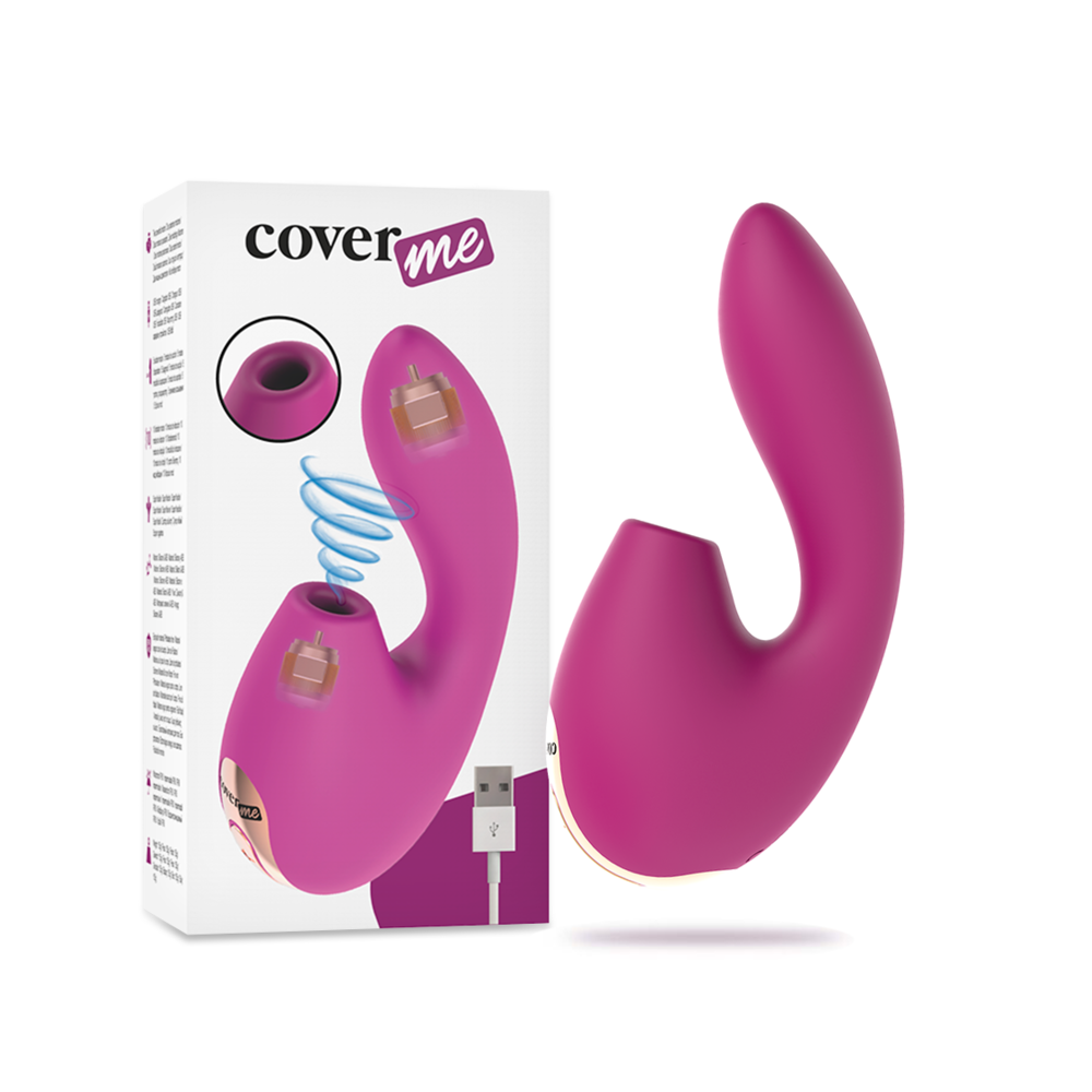 COVERME - CLITORAL SUCKER & POWERFUL G-SPOT RUSH VIBRATOR