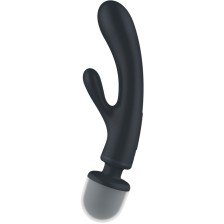 SATISFYER - TRIPLE LOVER RABBIT VIBRATOR MASSAGER GRAU