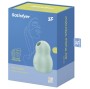 SATISFYER - PRO TO GO 1 DOPPELTER LUFTPULSSTIMULATOR & VIBRATOR GRÜN