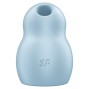 SATISFYER - PRO TO GO 1 DOUBLE AIR PULSE STIMULATOR & VIBRATOR BLUE