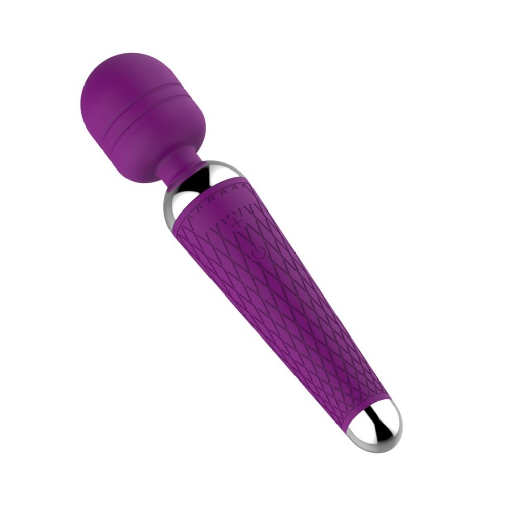 ARMONY - MASSEUR DE TÊTE FLEXIBLE ET VIBRATEUR VIOLET