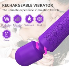 ARMONY - MASSAGGIATORE E VIBRATORE VIOLA